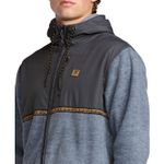 Polera-Para-Hombre-Boundary-Lite-Zip-Azul-Billabong