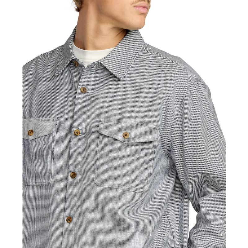 Camisa-Para-Hombre-Manga-Larga-Austin-Garage-Ls-Azul-Billabong