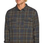 Camisa-Para-Hombre-Manga-Larga-Offshore-Flannel-Azul-Billabong