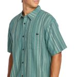 Camisa-Para-Hombre-Manga-Corta-All-Day-Stripe-SS-Verde-Billabong