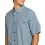 Camisa-Para-Hombre-Manga-Corta-All-Day-SS-Azul-Billabong