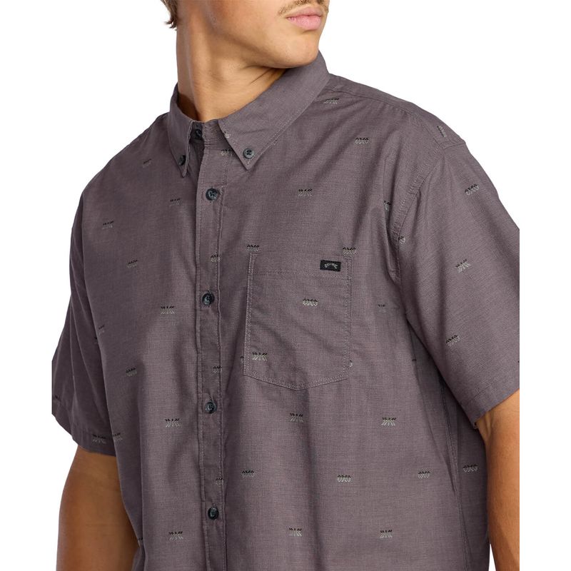 Camisa-Para-Hombre-Manga-Corta-All-Day-Jacquard-SS-Morado-Billabong