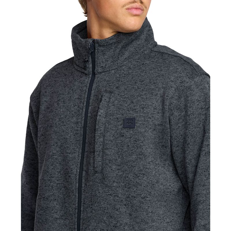 Polera-Para-Hombre-Boundary-Mock-Zip-Azul-Billabong