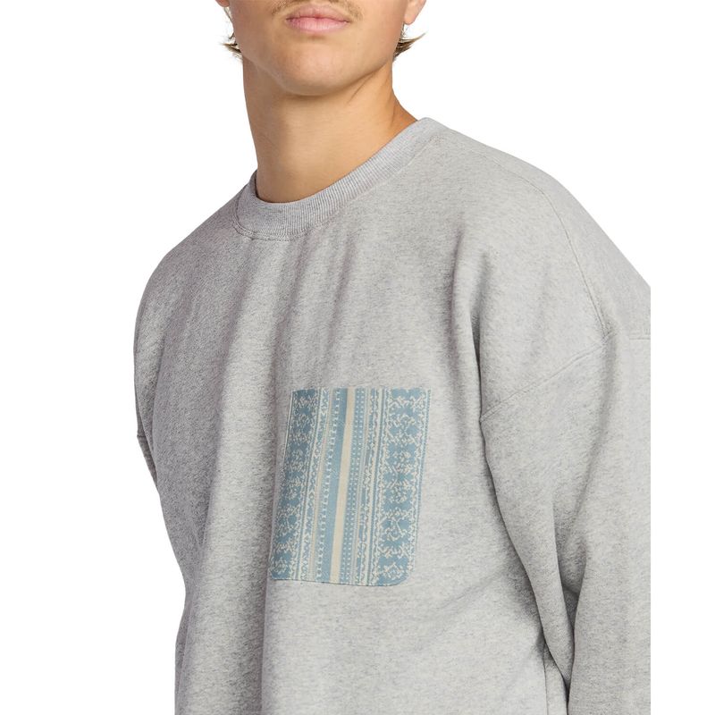 Polera-Para-Hombre-Austin-Garage-Crew-Gris-Billabong