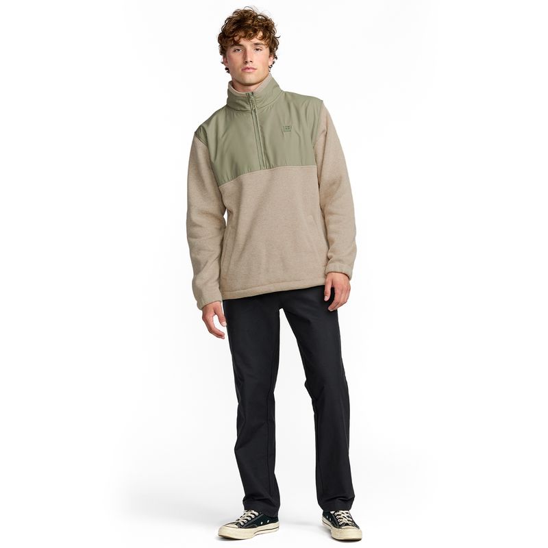 Polera-Para-Hombre-Boundary-Blocked-Mock-Beige-Billabong