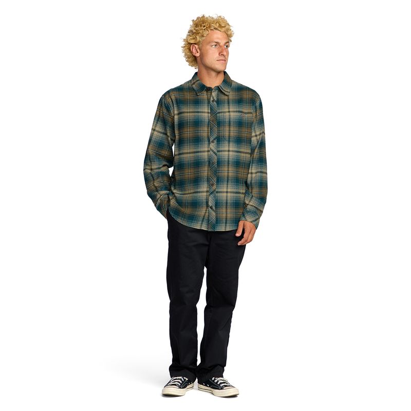 Camisa-Para-Hombre-Manga-Larga-Coastline-Flannel-Otter-Billabong