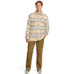 Camisa-Para-Hombre-Manga-Larga-Offshore-Jacquard-Flannel-Beige-Billabong
