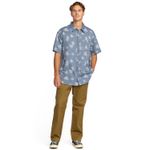 Camisa-Para-Hombre-Manga-Corta-Sundays-Mini-SS-Azul-Billabong