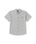 Camisa-Para-Hombre-Manga-Corta-All-Day-Jacquard-Gris-Billabong