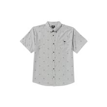 Camisa Para Hombre Manga Corta All Day Jacquard Gris Billabong