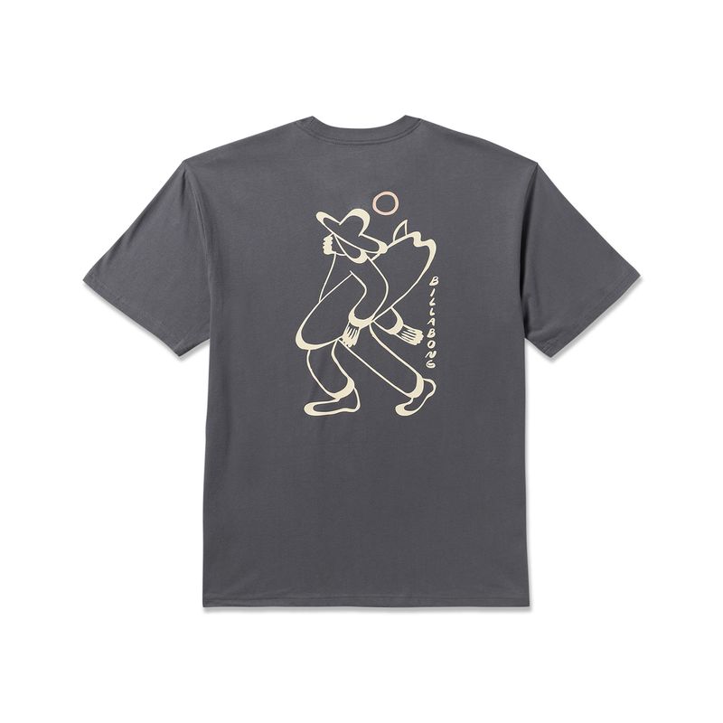 Polo-Para-Hombre-Up-The-Beach-Gris-Billabong