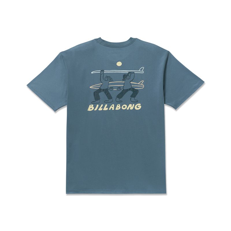 Polo-Para-Hombre-Split-The-Peak-Azul-Billabong