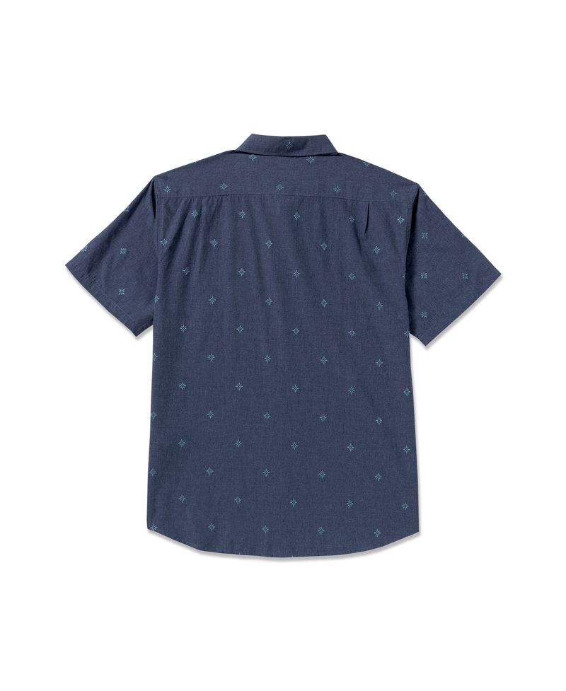 Camisa-Para-Hombre-Manga-Corta-All-Day-Jacquard-Azul-Billabong