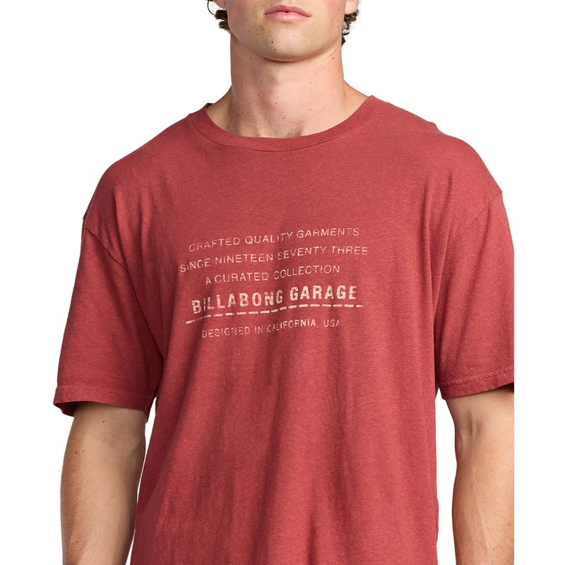 Polo-Para-Hombre-The-Label-Garage-Rojo-Billabong