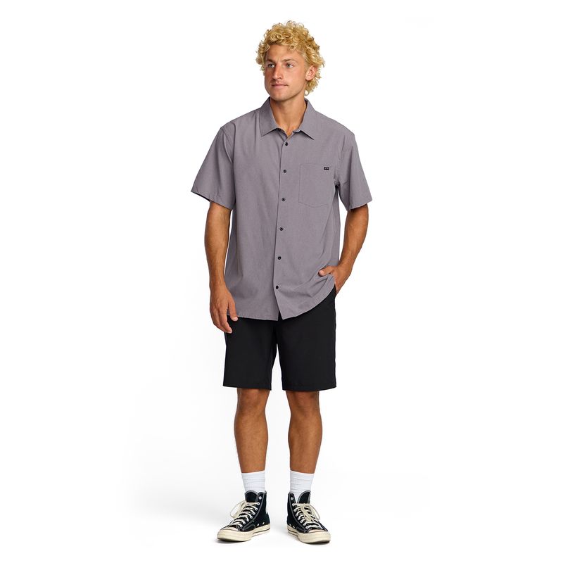 Camisa-Para-Hombre-Manga-Corta-Surftrek-Perf-Gris-Billabong