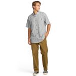 Camisa-Para-Hombre-Manga-Corta-All-Day-Jacquard-Gris-Billabong