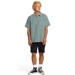 Camisa-Para-Hombre-Manga-Corta-Surftrek-Transit-Azul-Billabong