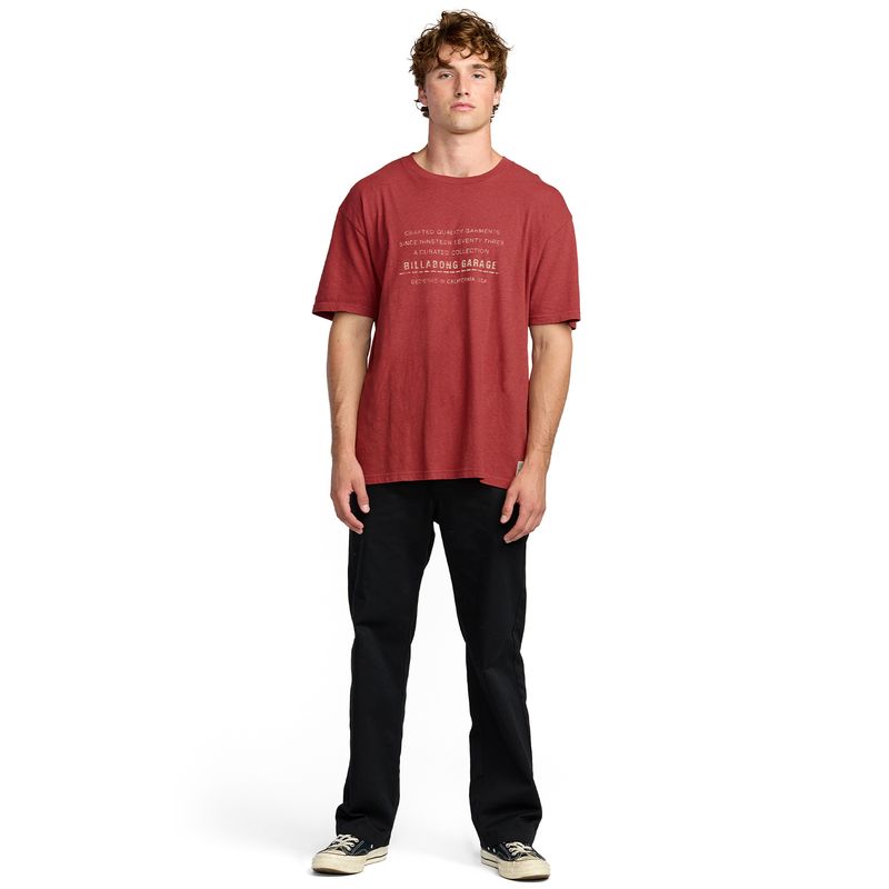 Polo-Para-Hombre-The-Label-Garage-Rojo-Billabong
