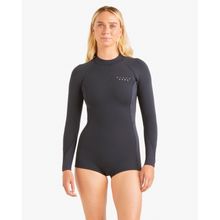 Wetsuit Para Mujer 2/2 Manga Larga Spring Fever Negro Billabong