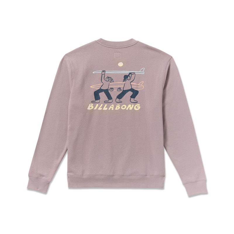 Polera-Para-Hombre-Polera-Split-The-Peak-Crew-Morado-Billabong