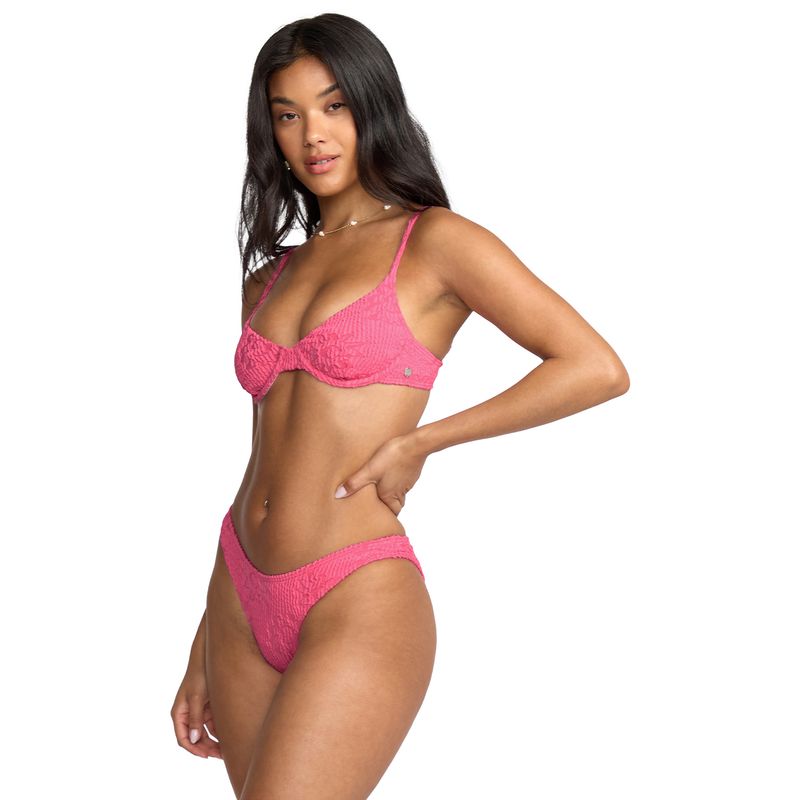Bikini-Top-Para-Mujer-Bikini-Top-Were-Wild-demi-Uwire-Rosado-Billabong