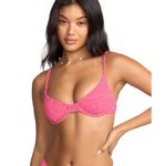 Bikini-Top-Para-Mujer-Bikini-Top-Were-Wild-demi-Uwire-Rosado-Billabong