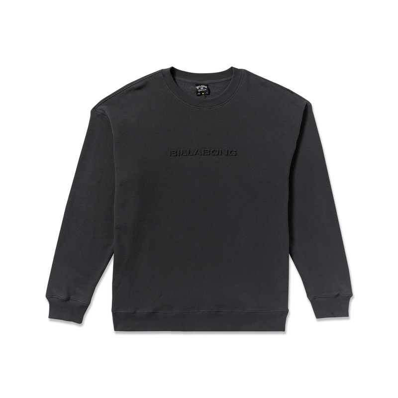 Polera-Para-Hombre-Polera-Iconic-Emboss-Crew-Negro-Billabong