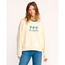 Polera Para Mujer Polera Triple Palms Crew Blanco Billabong