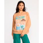 Polera-Para-Mujer-Polera-Echo-Crew-Naranja-Billabong