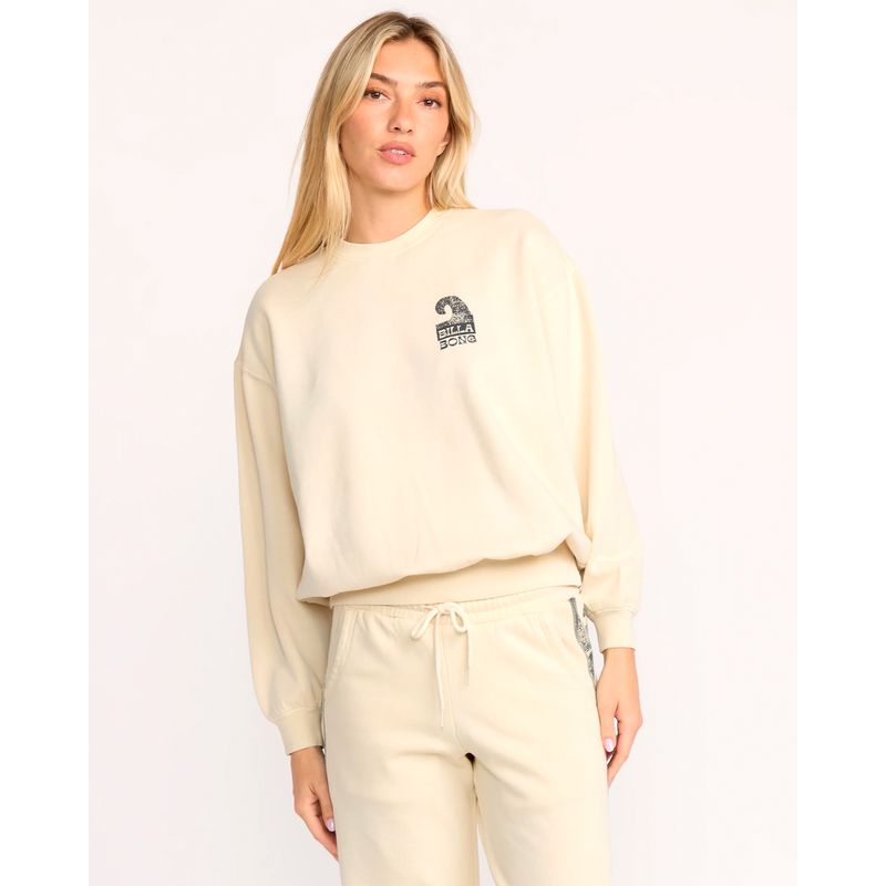 Polera-Para-Mujer-Polera-Sun-Wave-Livin-Kendal-Crew-Blanco-Billabong