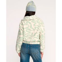 Polera Para Mujer Polera Barra Half Zip Verde Billabong