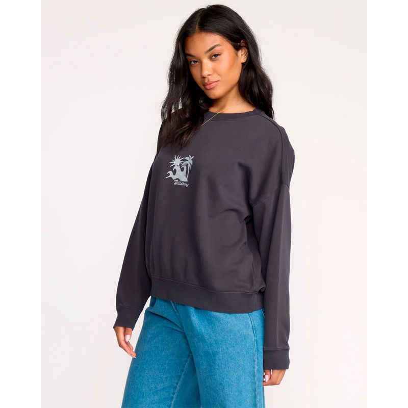 Polera-Para-Mujer-Polera-Echo-Crew-Negro-Billabong