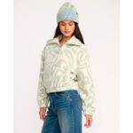 Polera-Para-Mujer-Polera-Barra-Half-Zip-Verde-Billabong