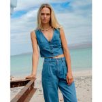 Top-Para-Mujer-Indigo-Skies-Celeste-Billabong