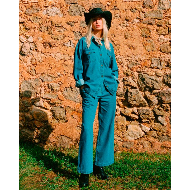 Camisa-Para-Mujer-Manga-Larga-Fadeaway-denim-Shacket-Celeste-Billabong