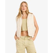 Chaleco Para Mujer Cliffs Quilted Blanco Billabong