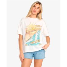 Polo Para Mujer Where Suns Collide Blanco Billabong