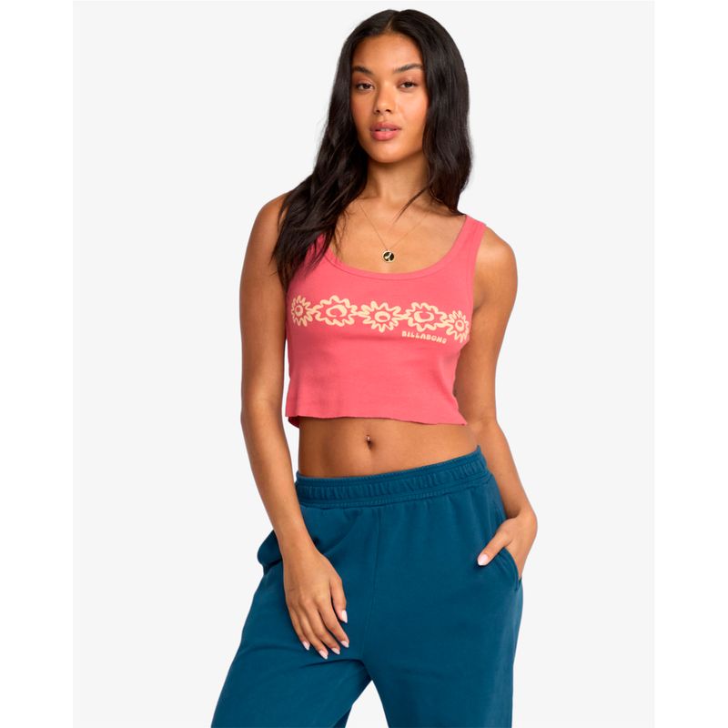 Bividi-Para-Mujer-Dreams-In-Waves-Tank-Rosado-Billabong