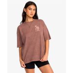 Polo-Para-Mujer-The-Great-Waves-Marron-Billabong