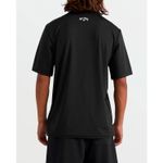Lycra-Para-Hombre-Manga-Corta-All-Day-Wave-Negro-Billabong