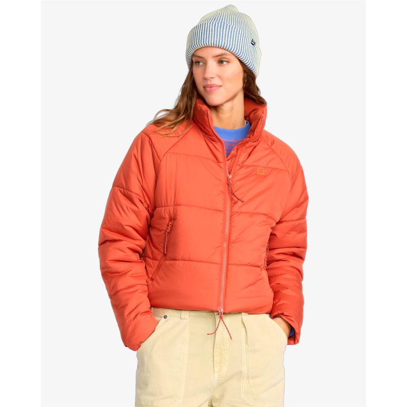 Casaca-Para-Mujer-High-Line-Puffer-Jacket-Naranja-Billabong