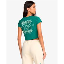 Polo Para Mujer In The Sun Verde Billabong