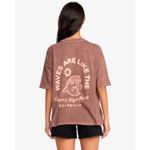 Polo-Para-Mujer-The-Great-Waves-Marron-Billabong