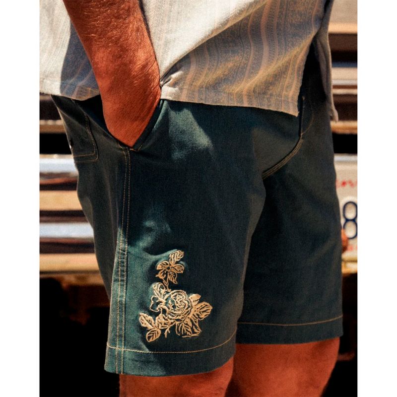 Ropa-de-Baño-Para-Hombre-Austin-Garage-Lo-Tide-Verde-Billabong