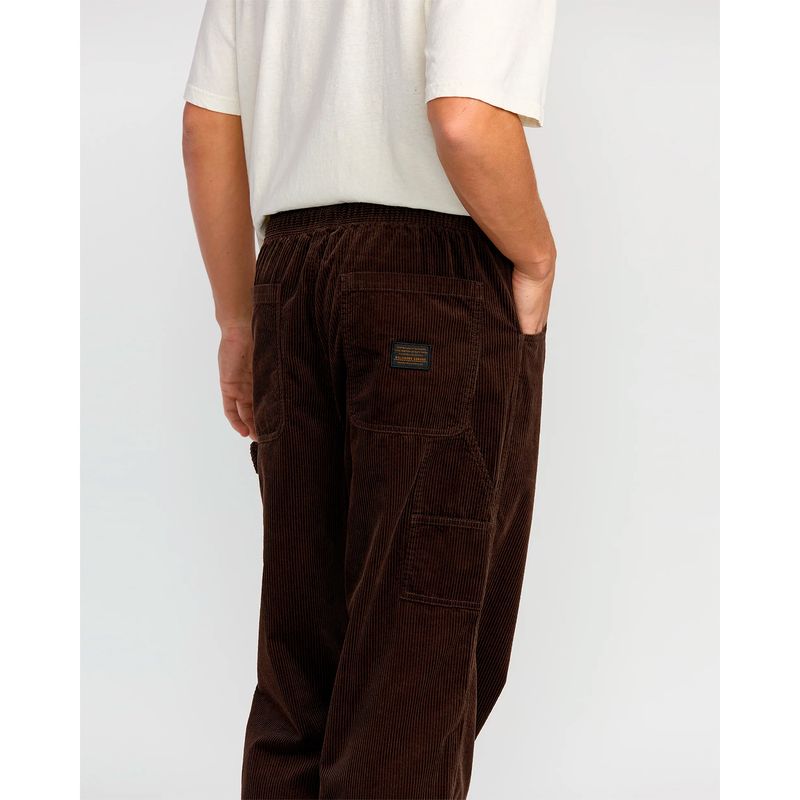Pantalon-Para-Hombre-Larry-Cord-Garage-Pant-Marron-Billabong