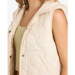 Chaleco-Para-Mujer-Cliffs-Quilted-Blanco-Billabong