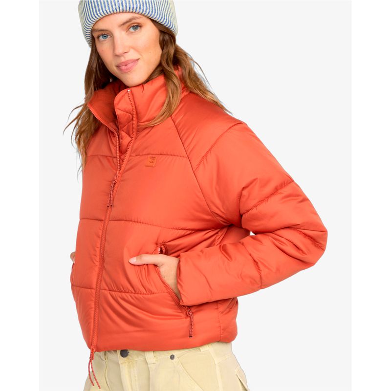 Casaca-Para-Mujer-High-Line-Puffer-Jacket-Naranja-Billabong